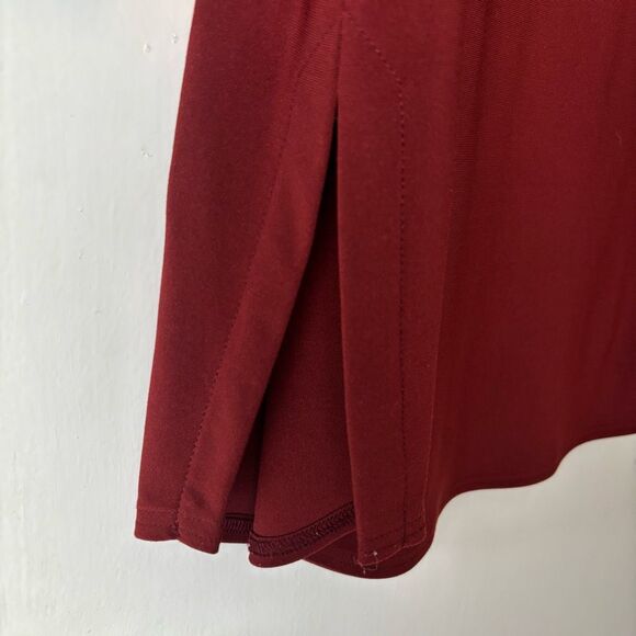 Sympli XL garnet burgundy color tunic scoop neck long sleeve Canada - Picture 2 of 8